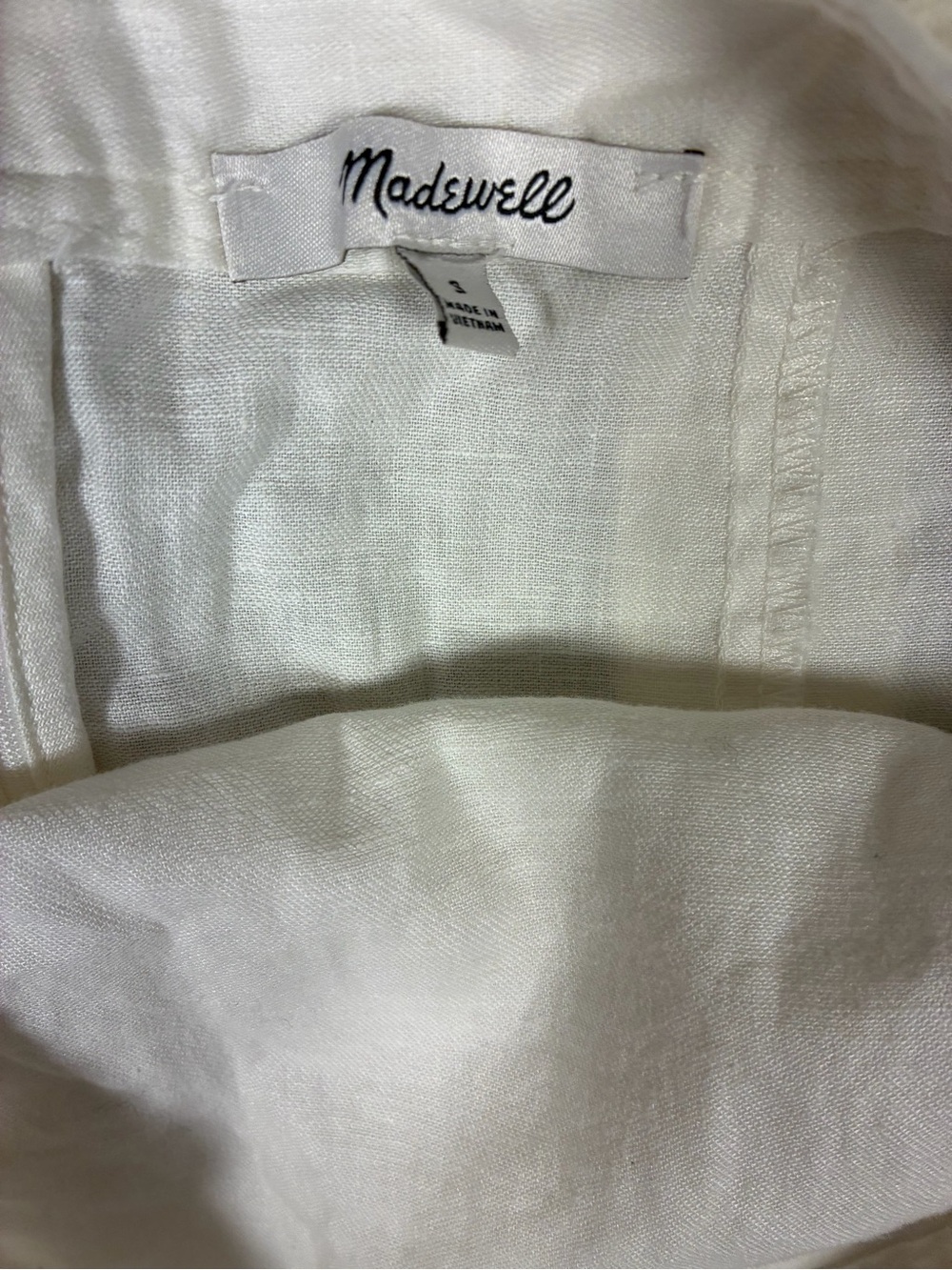 Madewell Linen Blend Princess Seamed Midi Dress - Picture 7 of 14